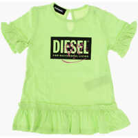 Rochii Pleates Danilab Dress With Logo Print Fete