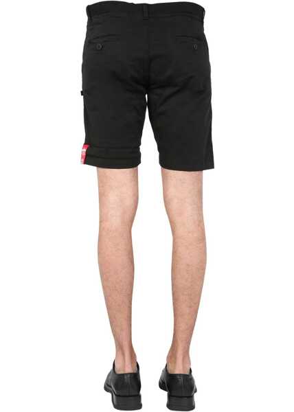 Pantaloni scurti Alpha Industries Bermuda With Logo BLACK Barbati (BM 8890206) 4