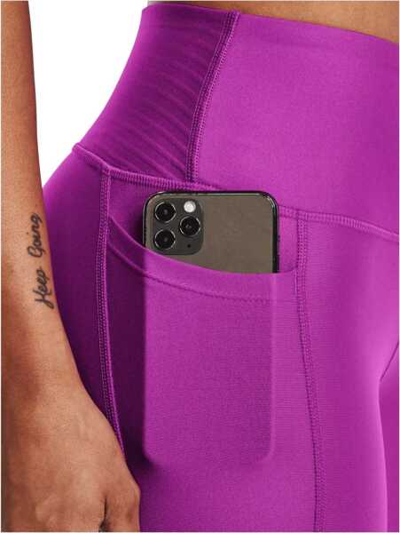 Colanti fitness Under Armour HeatGear No-Slip Waistband Leggings Purple Femei (BM 8890872) 3