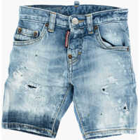 Pantaloni scurti Stretch Denim Distressed Shorts Fete