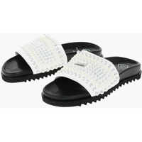 Sandale fara toc Est.1978 Leather Sandals With Beads Femei