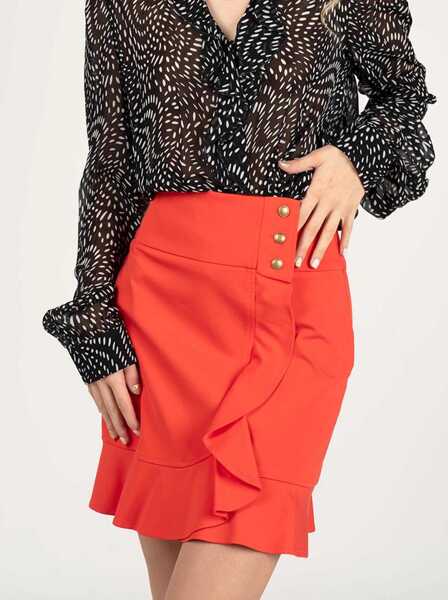 Fuste casual Pinko Chiacchierone 1G15VE Czerwony Femei (BM 8895588) 3