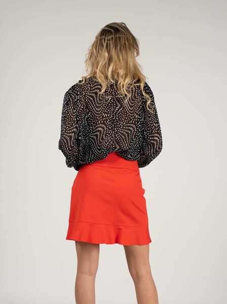Fuste casual Pinko Chiacchierone 1G15VE Czerwony Femei (BM 8895588) 4