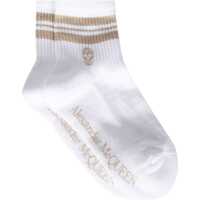 Sosete Socks With Sporty Stripes And Skull Femei