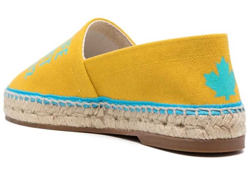 Espadrile DSQUARED2 Organic Canvas Espadrille YELLOW Femei (BM 8897627) 3