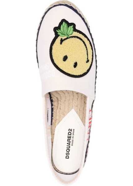 Espadrile DSQUARED2 Organic Canvas Espadrille PINK Femei (BM 8898761) 4