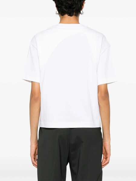 Tricouri Alexander McQueen Crewneck T-Shirt WHITE Femei (BM 8900411) 4