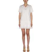 Rochii casual Embroidered Poplin Dress Femei
