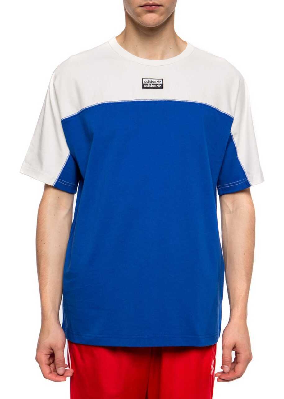 Tricouri adidas Vocal J Tee T Shirts White/Blue Barbati (BM 8902253) 2