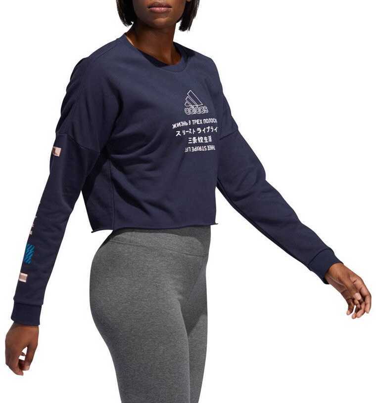 Bluze casual adidas Sweatshirts Navy Femei (BM 8902256) 3