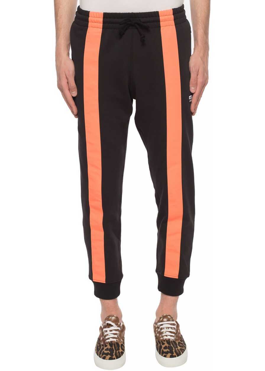 Pantaloni de trening adidas R.Y.V Sweat Pants Black/Orange Barbati (BM 8902259) 3