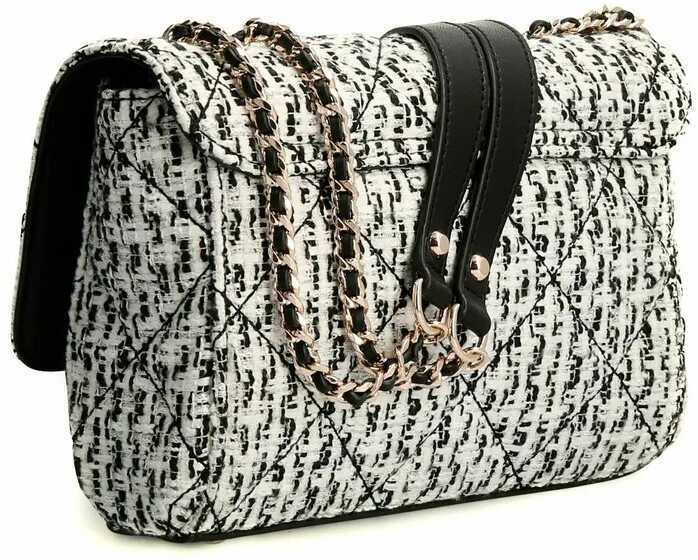 Genti de umar GUESS Cessily Crossbody Bag Black/White Femei (BM 8902895) 3