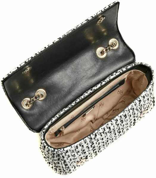 Genti de umar GUESS Cessily Crossbody Bag Black/White Femei (BM 8902895) 4