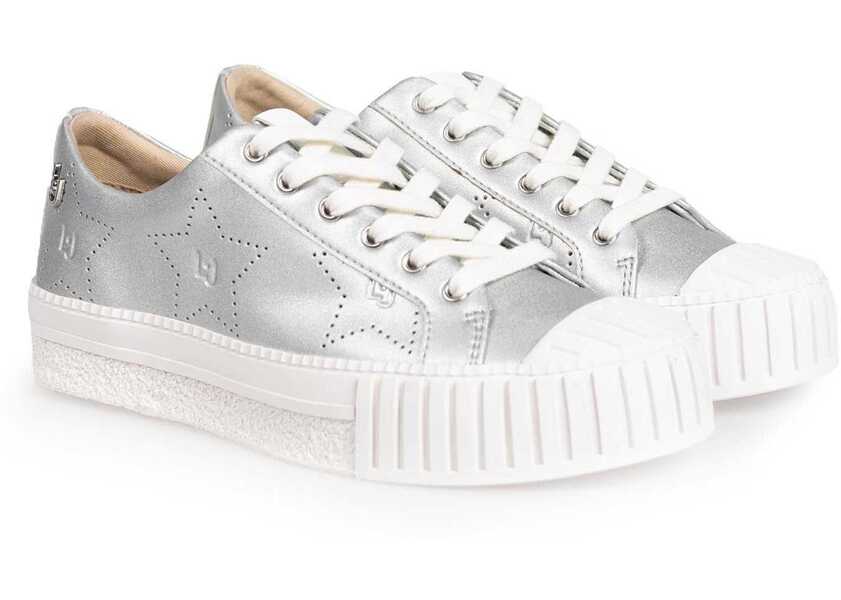 Papuci Liu Jo Nettie BA0055 Srebrny Femei (BM 8904278) 2