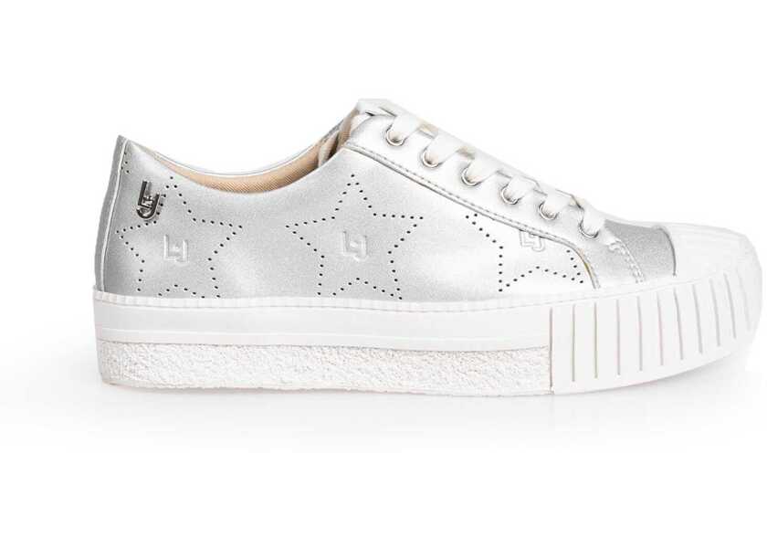 Papuci Liu Jo Nettie BA0055 Srebrny Femei (BM 8904278) 4