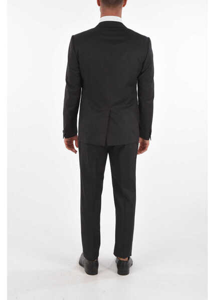 Costume CORNELIANI Virgin Wool Peak Lapel 3 Piece Waistcoat Cerim.academy Suit Gray Barbati (BM 8904446) 4