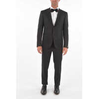 Costume Virgin Wool Peak Lapel 3 Piece Waistcoat Cerim.academy Suit Barbati