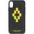 Marcelo Burlon Embossed Printed Cross 3D Xs Iphone Case Black