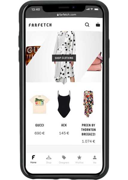 Huse mobil & tablete Marcelo Burlon Embossed Printed Cross 3D Xs Iphone Case Black Barbati (BM 8904899) 2