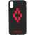 Marcelo Burlon Embossed Printed Cross 3D Xs Iphone Case Black
