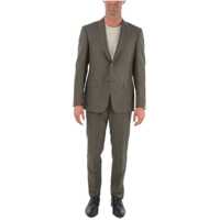 Costume Solid Color Mantua Notch Lapel 2-Button Suit Barbati