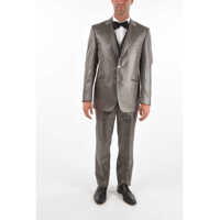 Costume Lurex 3-Piece Waistcoat Suit With Peak Lapel Barbati