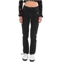 Blugi drepti Mid-Rise Waist Straight Fit Jeans Femei