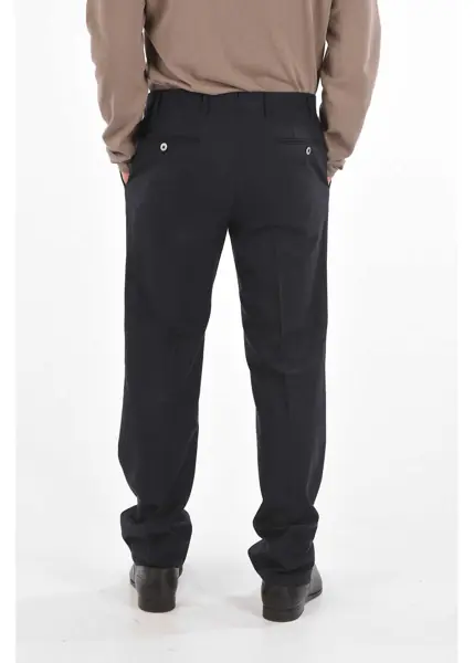 Pantaloni eleganti CORNELIANI 4 Pocket Leader Twill Virgin Wool Pants Blue Barbati (BM 8907752) 2