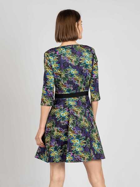 Rochii casual Patrizia Pepe DJ0799/A52A Zielony Femei (BM 8909858) 4