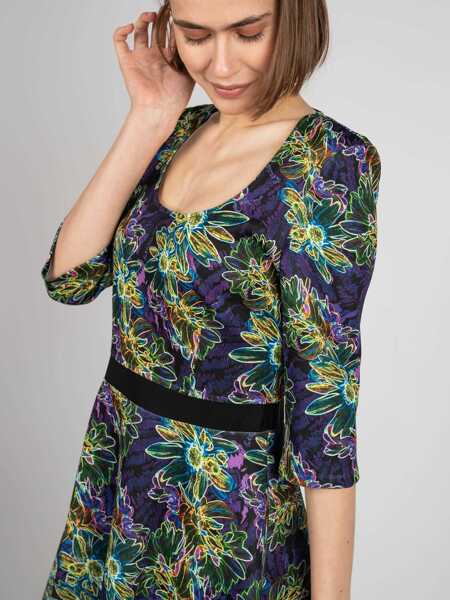 Rochii casual Patrizia Pepe DJ0799/A52A Zielony Femei (BM 8909858) 5