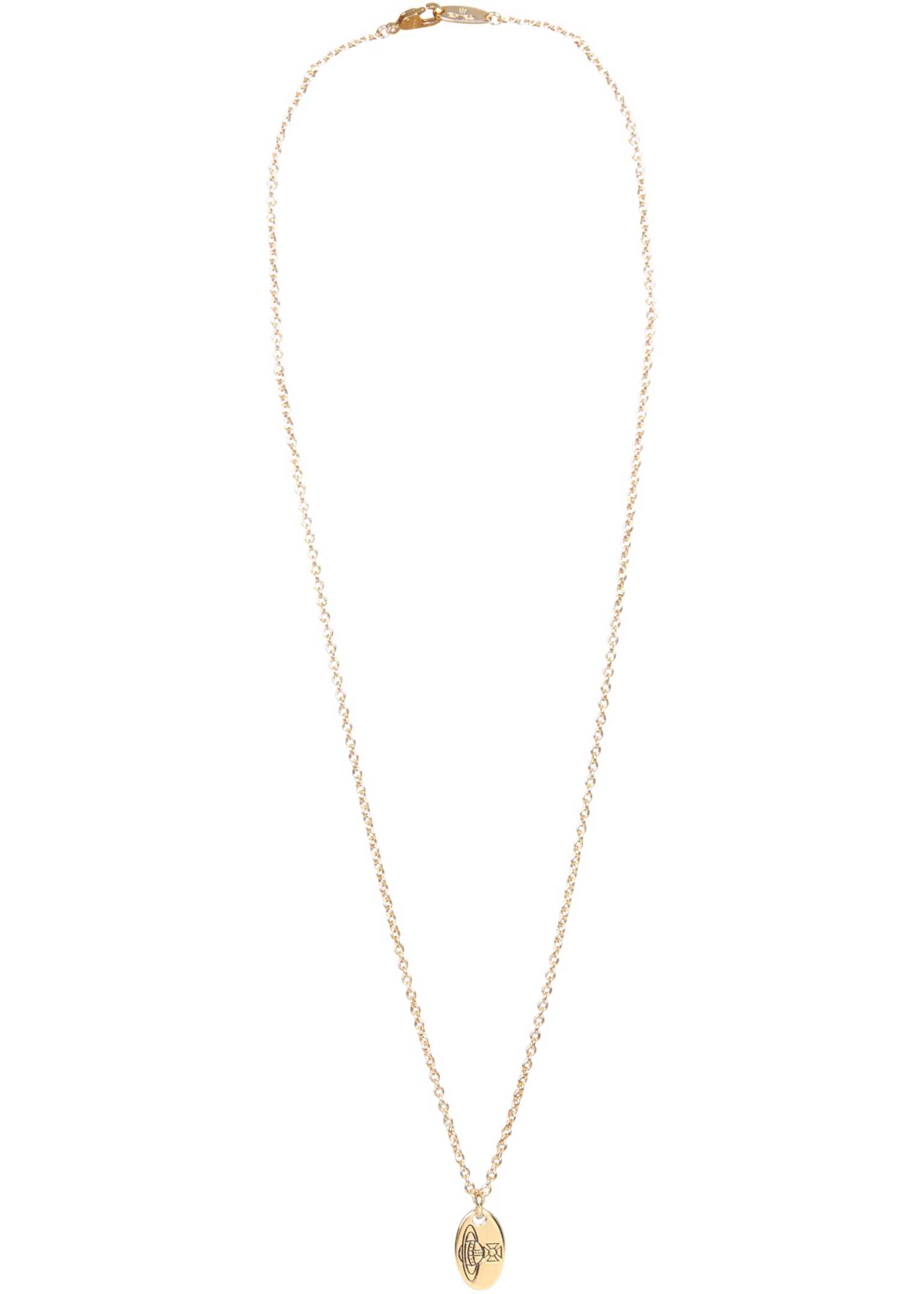 Vivienne Westwood Necklace With Orb Tag GOLD image