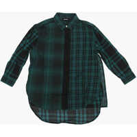 Camasi Checked Cgarz Shirt With Snap Buttons Closure Baieti