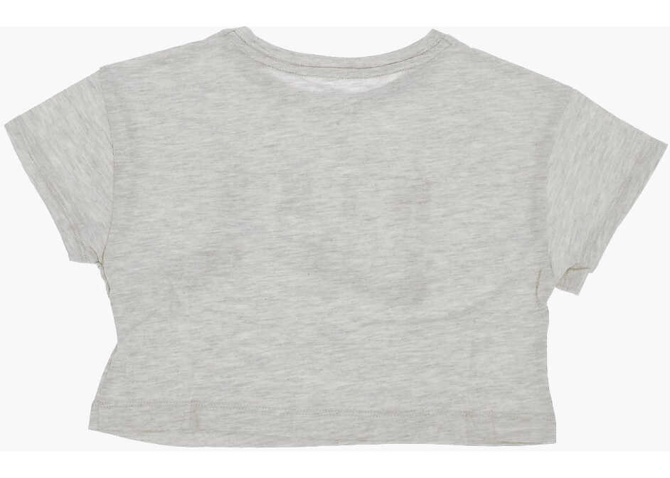 Tricouri Nike Embroidered Logo Sport Daisy Boxy Crew-Neck T-Shirt Gray Baieti (BM 8911757) 3