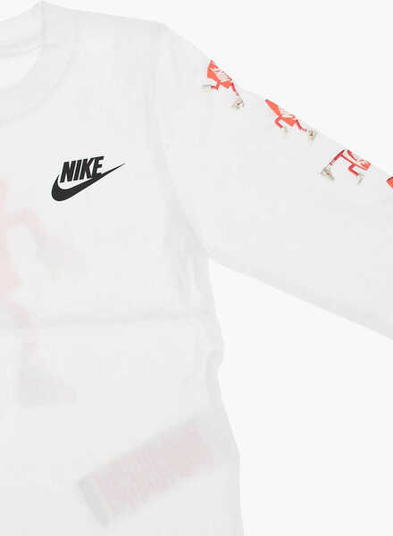 Tricouri Nike Long Sleeve Boxy Dance T-Shirt White Baieti (BM 8911760) 2