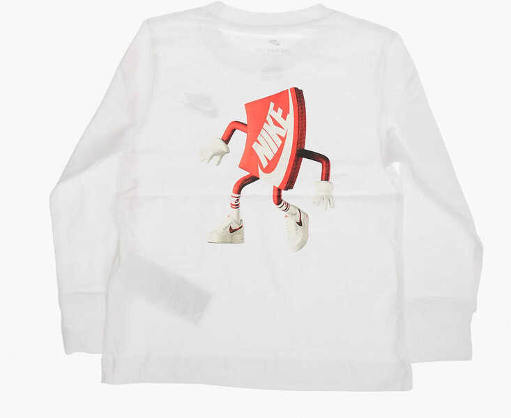 Tricouri Nike Long Sleeve Boxy Dance T-Shirt White Baieti (BM 8911760) 3