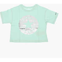 Tricouri Converse All Star Chuck Taylor Shiny Printed Crew-Neck T-Shirt