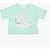 Converse All Star Chuck Taylor Shiny Printed Crew-Neck T-Shirt Light Blue