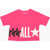 Converse All Star Printed Crew-Neck T-Shirt Pink
