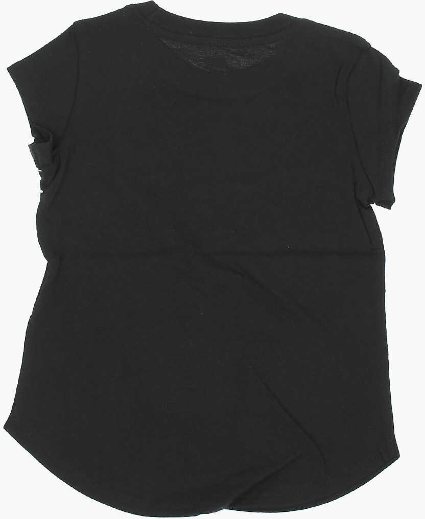 Tricouri Nike Crew Neck T-Shirt Futura Swoosh Glide With Glitter Logo Black Baieti (BM 8911997) 3