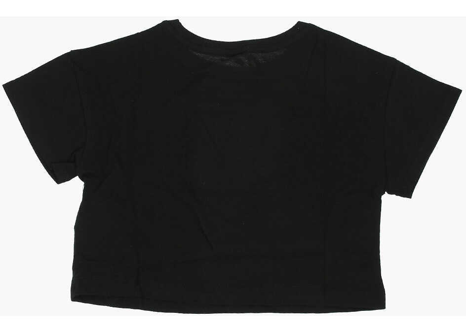Tricouri Nike Embroidered Daisy Boxy T-Shirt Black Baieti (BM 8912000) 3