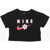 Nike Embroidered Daisy Boxy T-Shirt Black
