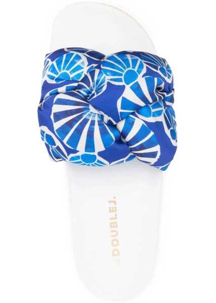 Papuci La DoubleJ Braid Slide Sandals BLUE Femei (BM 8912096) 4