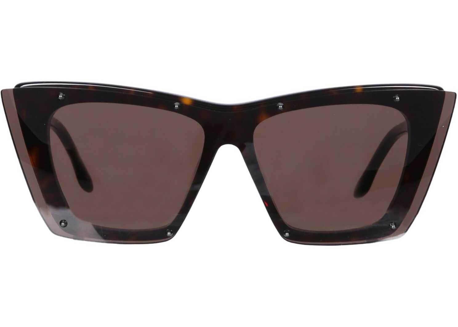 Alexander McQueen Cat Eye Sunglasses BROWN