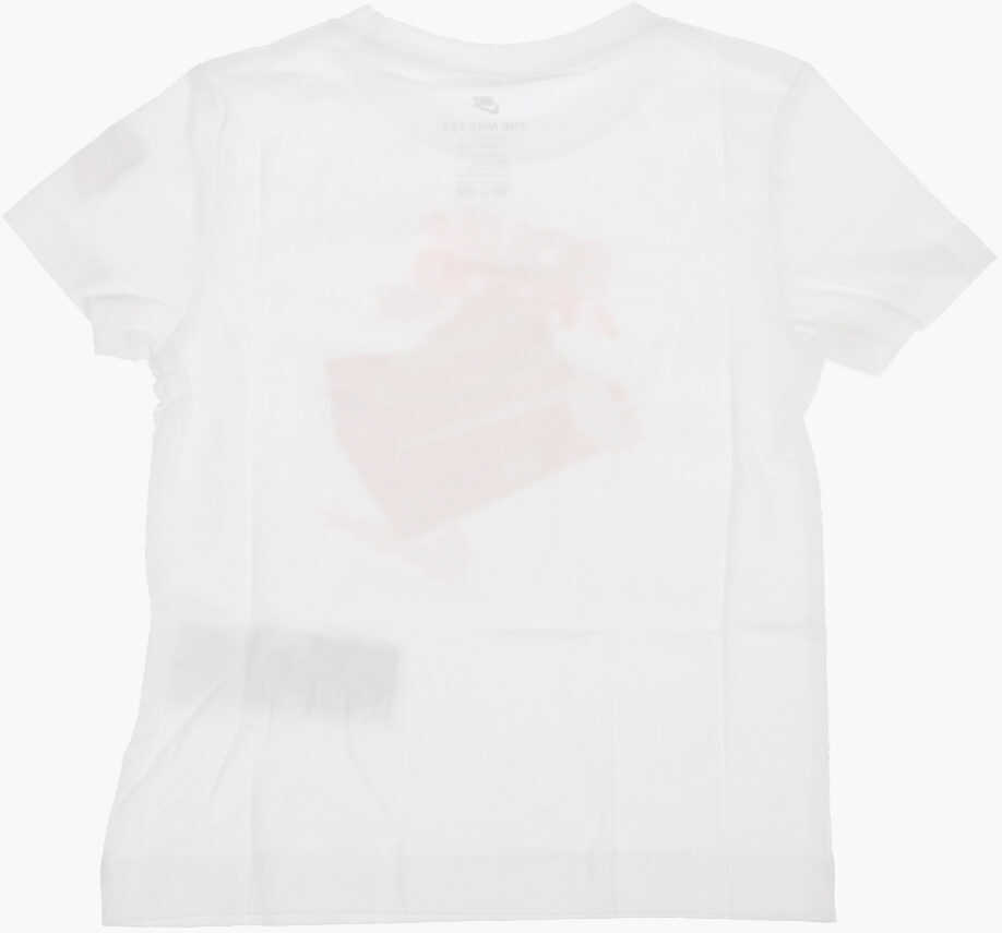 Tricouri Nike Crew-Neck Sole Food T-Shirt With Print On The Front White Baieti (BM 8912348) 3