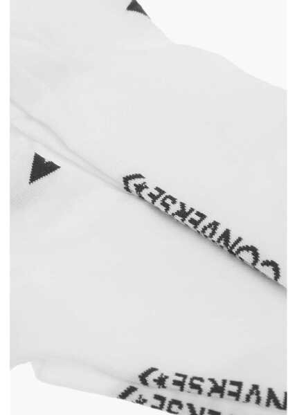 Sosete Converse Stretch Solid Color Set 3 Pair Of Socks White Barbati (BM 8912354) 2