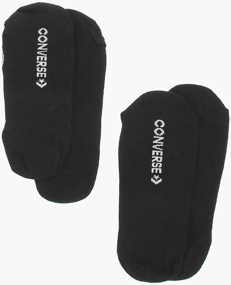 Sosete Converse All Star Chuck Taylor Logo Embroidered Set 2 Pair Of Socks Black Fete (BM 8912360) 3