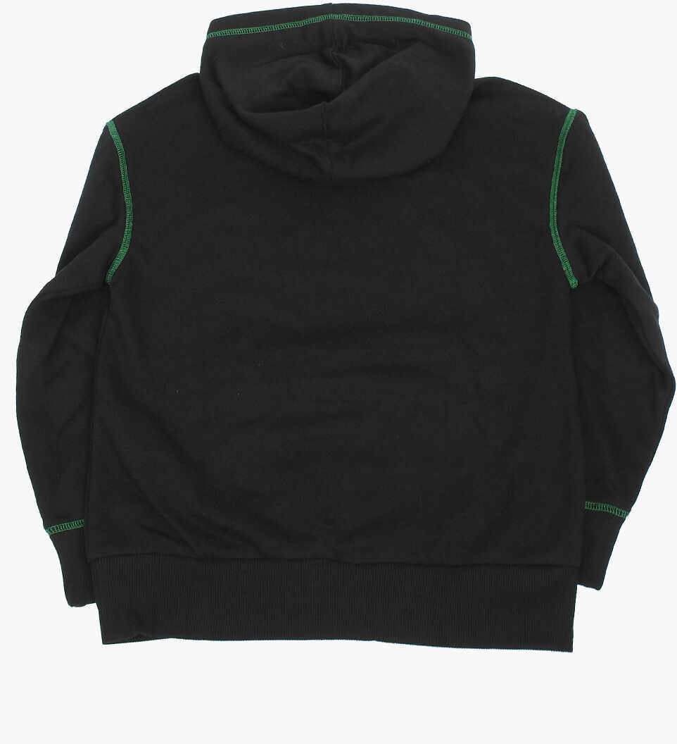 Bluze de trening Converse All Star Chuck Taylor Printed Hoodie Black Baieti (BM 8912372) 3