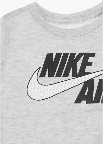 Tricouri Nike Air Embossed Logo Long Sleeve Crew-Neck T-Shirt Gray Baieti (BM 8912546) 2