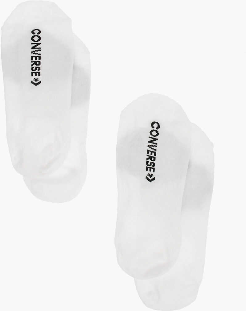 Sosete Converse All Star Chuck Taylor Logo Embroidered Set 2 Pairs Of Socks Black & White Fete (BM 8912549) 3