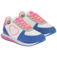 Sneakers Love Suede Leather Details Walk 25 Sneakers With Fluo Laces Femei